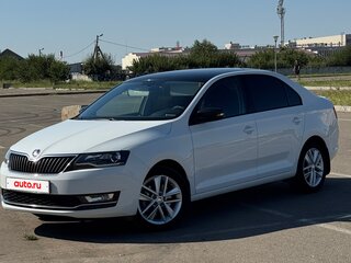 2018 Skoda Rapid I Рестайлинг, белый, 1200000 рублей, вид 2