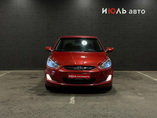 2011 Hyundai Solaris I, красный, 820000 рублей, вид 2