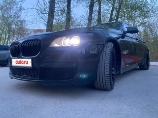 2009 BMW 7 серии Long 750Li xDrive V (F01/F02/F04), синий, 1700000 рублей, вид 5