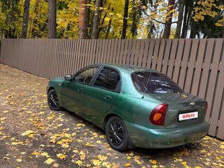 2007 Chevrolet Lanos I, зелёный, 95000 рублей, вид 4