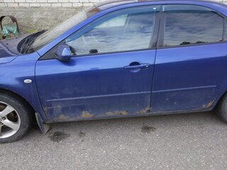2006 Mazda 6 I (GG) Рестайлинг, синий, 355000 рублей, вид 4