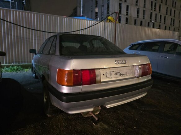1989 Audi 80 IV (B3), серебристый, 100000 рублей - вид 3