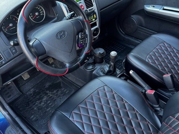 2008 Hyundai Getz I Рестайлинг, синий, 385000 рублей - вид 2