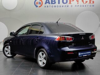 2014 Mitsubishi Lancer X Рестайлинг, синий, 919000 рублей, вид 2