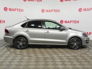 2019 Volkswagen Polo V Рестайлинг, серебристый, 1149000 рублей, вид 4