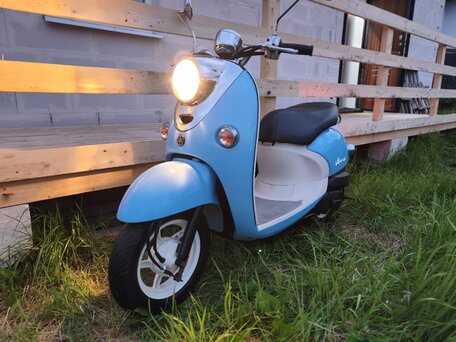 2007 Yamaha Vino 50, голубой, 75000 рублей, вид 5