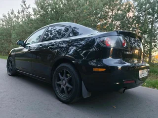 2008 Mazda 3 I (BK) Рестайлинг, чёрный, 455000 рублей, вид 4