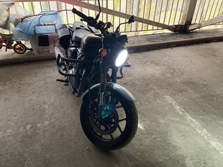 2026 Royal Enfield Shotgun, синий, 680000 рублей, вид 3