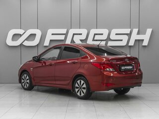 2015 Hyundai Solaris I Рестайлинг, красный, 849000 рублей, вид 2