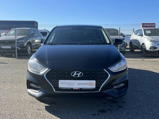 2017 Hyundai Solaris II, чёрный, 1158580 рублей, вид 2