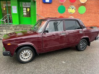 2008 Lada (ВАЗ) 2107, пурпурный, 75000 рублей, вид 1