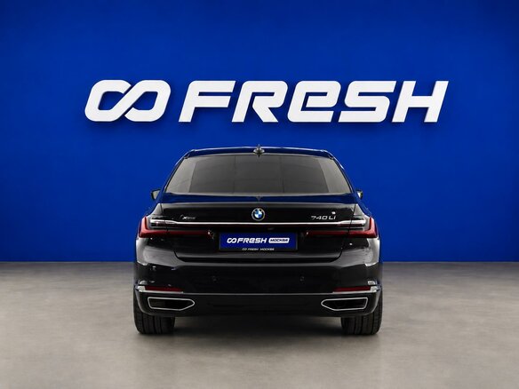 2021 BMW 7 серии Long 740Li xDrive VI (G11/G12) Рестайлинг, чёрный, 6824434 рублей - вид 3