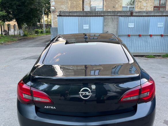 2014 Opel Astra J Рестайлинг, чёрный, 860000 рублей - вид 6