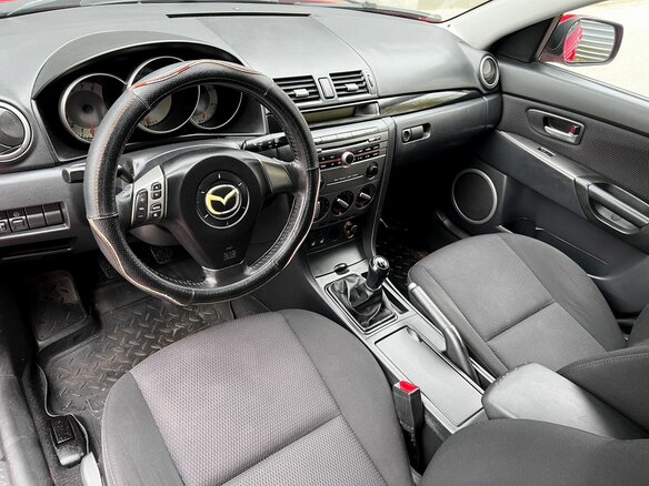 2007 Mazda 3 I (BK) Рестайлинг, красный - вид 6