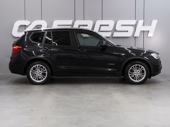 2014 BMW X3 20i xDrive II (F25) Рестайлинг, чёрный - вид 4