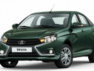 2017 Lada (ВАЗ) Vesta I, зелёный, 850000 рублей, вид 4