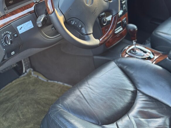 2004 Mercedes-Benz S-Класс 430 Long IV (W220) Рестайлинг, чёрный, 1250000 рублей - вид 6