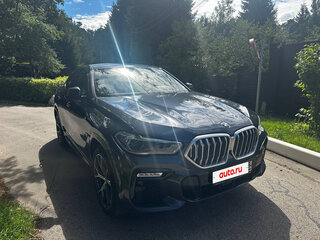 2021 BMW X6 40d III (G06), серый, 7250000 рублей, вид 4