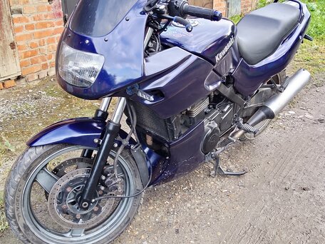 1995 Kawasaki GPZ 500, синий, 250000 рублей, вид 2