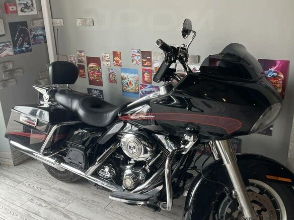 2007 Harley-Davidson Road Glide, чёрный, 800000 рублей - вид 2