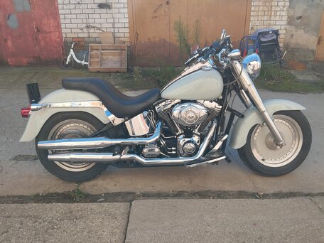 2004 Harley-Davidson Fat Boy, серый, 850000 рублей, вид 2