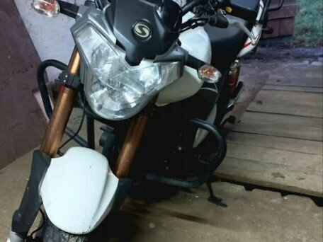2014 Stels Flame 200, белый, 110000 рублей, вид 2