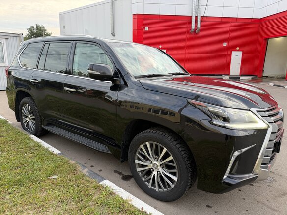 2019 Lexus LX 570 III Рестайлинг 2, чёрный, 9700000 рублей - вид 7