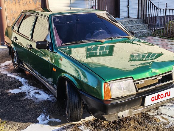 2000 Lada (ВАЗ) 21099, зелёный, 55000 рублей - вид 5