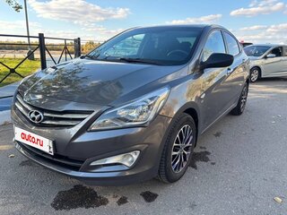 2014 Hyundai Solaris I, серый, 639000 рублей, вид 2