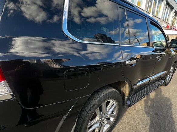2013 Lexus LX 570 III Рестайлинг, чёрный - вид 10