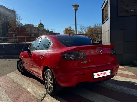 2006 Mazda 3 I (BK) Рестайлинг, красный, 350000 рублей, вид 5