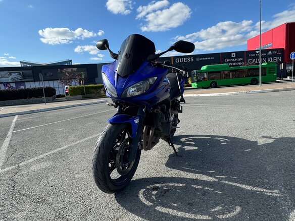 2007 Yamaha FZ6, синий, 380000 рублей