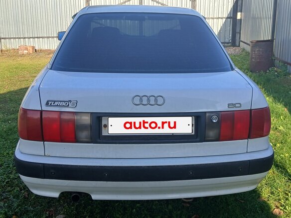1992 Audi 80 V (B4), белый, 176000 рублей - вид 1