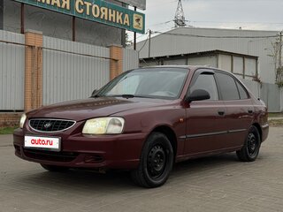 2011 Hyundai Accent ТагАЗ II, красный, 430000 рублей, вид 3