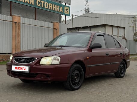 2011 Hyundai Accent ТагАЗ II, красный, 430000 рублей, вид 3