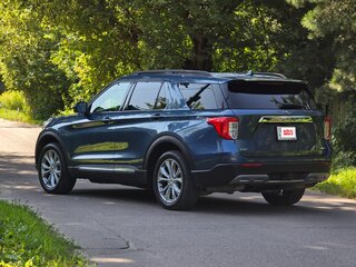 2019 Ford Explorer VI, синий, 3100000 рублей, вид 5