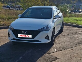 2021 Hyundai Solaris II Рестайлинг, белый, 995000 рублей, вид 2