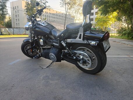 2008 Harley-Davidson Fat Bob, чёрный, 800000 рублей, вид 1
