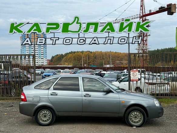 2012 Lada (ВАЗ) Priora I, серый, 289000 рублей - вид 4