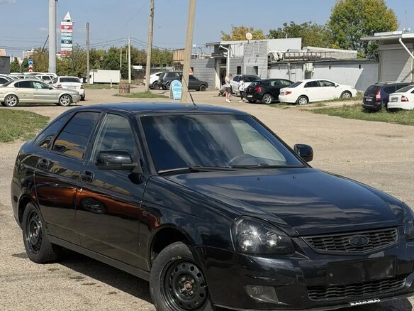 2012 Lada (ВАЗ) Priora I, чёрный, 350000 рублей - вид 9