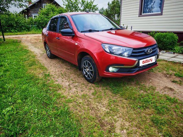 2019 Lada (ВАЗ) Granta I Рестайлинг, красный, 680000 рублей - вид 9