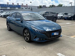 2021 Hyundai Elantra VII (CN7), синий, 1128208 рублей, вид 2