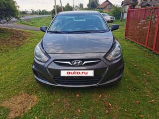 2012 Hyundai Solaris I, чёрный, 710000 рублей, вид 1