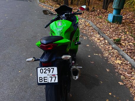 2014 Kawasaki Ninja 300, зелёный, 270000 рублей, вид 3