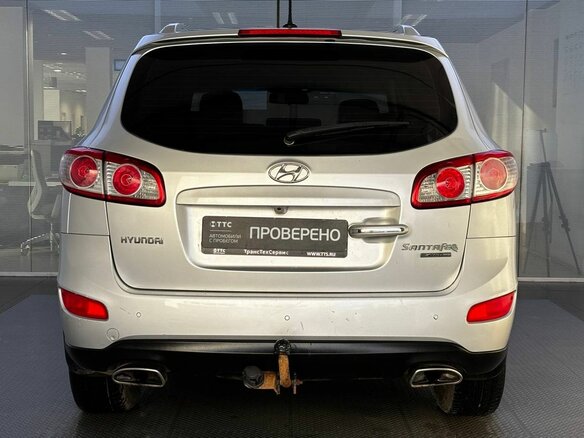 2011 Hyundai Santa Fe II Рестайлинг, серебристый, 1250000 рублей - вид 5