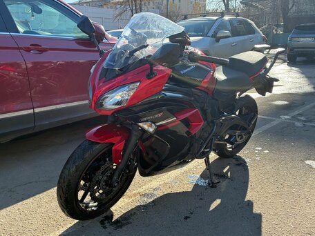 2016 Kawasaki ER-6F (Ninja 650R), красный, 550000 рублей, вид 4