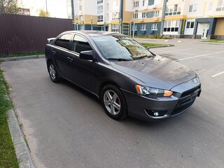 2008 Mitsubishi Lancer X, серый, 580000 рублей, вид 3