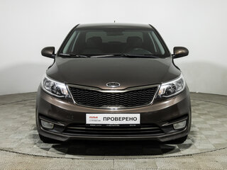 2015 Kia Rio III Рестайлинг, коричневый, 899585 рублей, вид 2