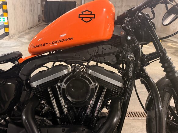 2012 Harley-Davidson Sportster 883, чёрный, 1400000 рублей - вид 6
