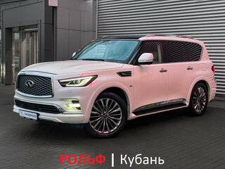 2018 Infiniti QX80 I Рестайлинг 2, белый, 3680000 рублей, вид 1